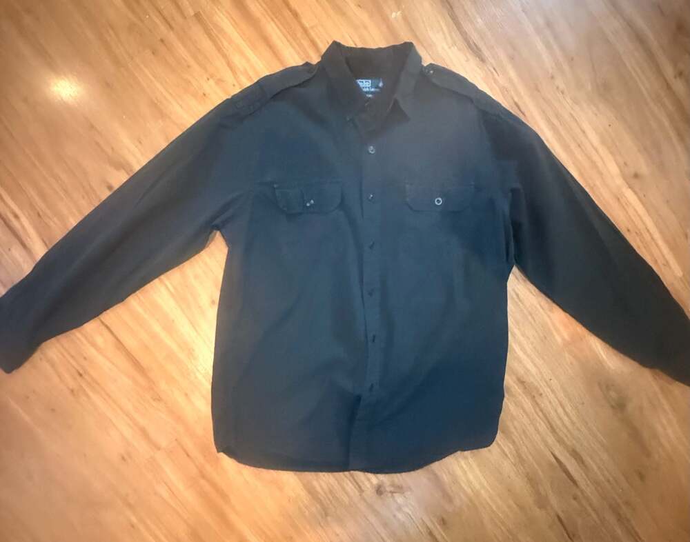 Polo by Ralph Lauren Classic Fit Long Sleeve Military Style Shirt with Epaulets